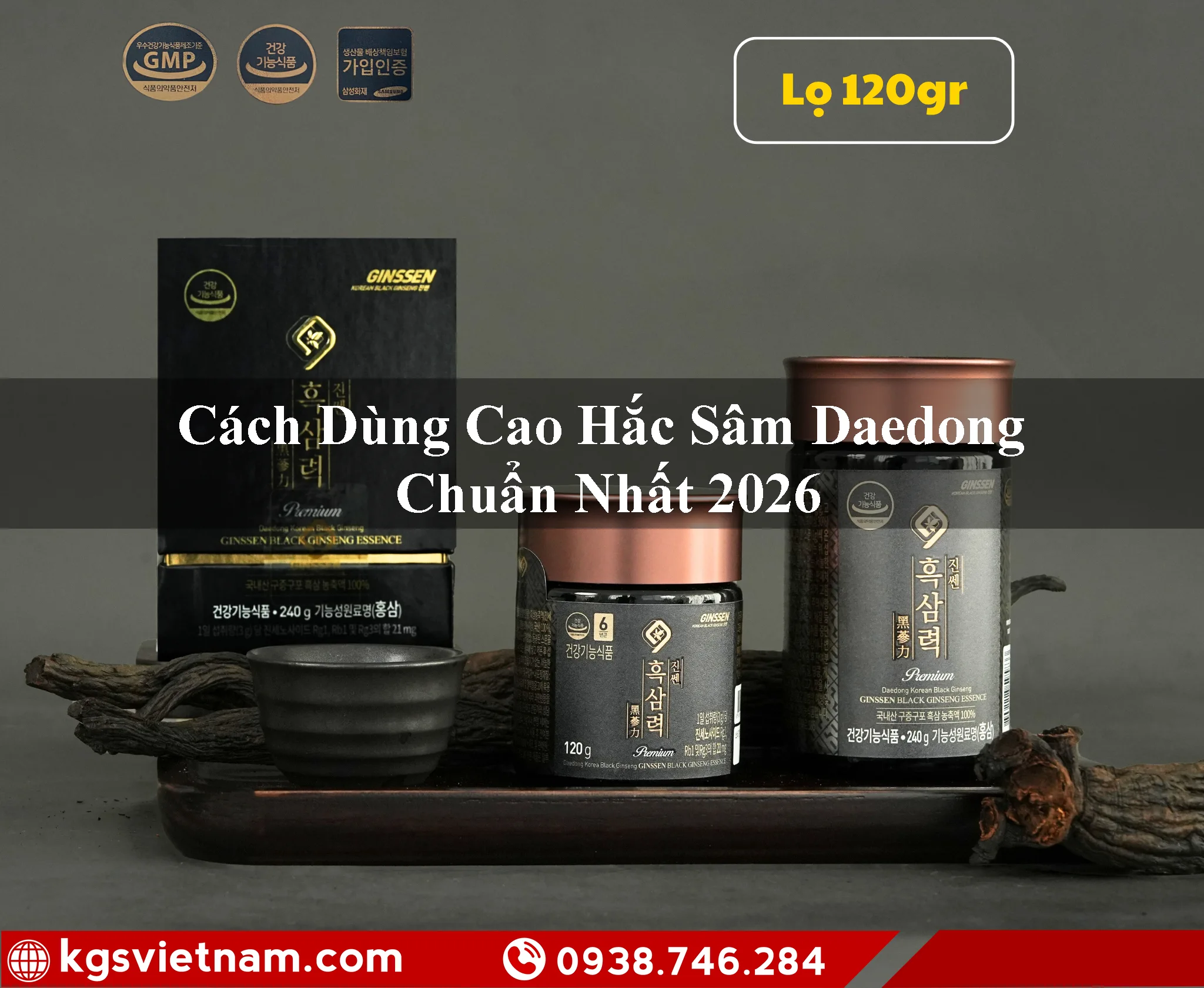 Cách Dùng Cao Hắc Sâm Daedong Chuẩn Nhất 2026