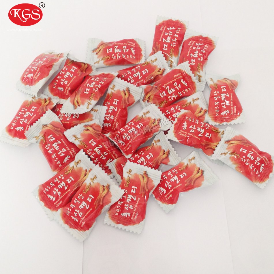 Kẹo hồng sâm không đường KGS Hàn Quốc 300g