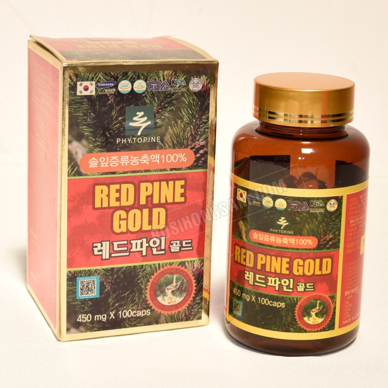  Tinh dầu thông đỏ Hàn Quốc Red Pine Gold 450mg x 100 viên