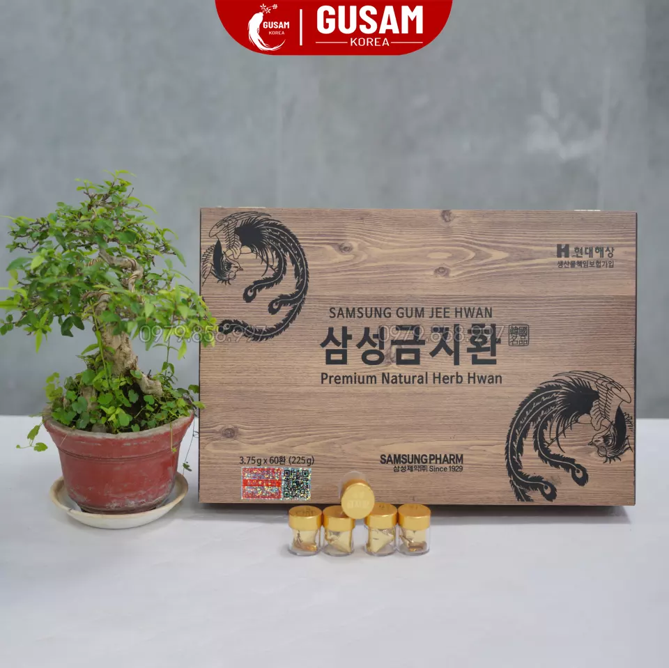 Hình Ảnh Chi Tiết  An Cung Samsung Gum Jee Hwan Hàn Quốc 3,75g x 60 Viên