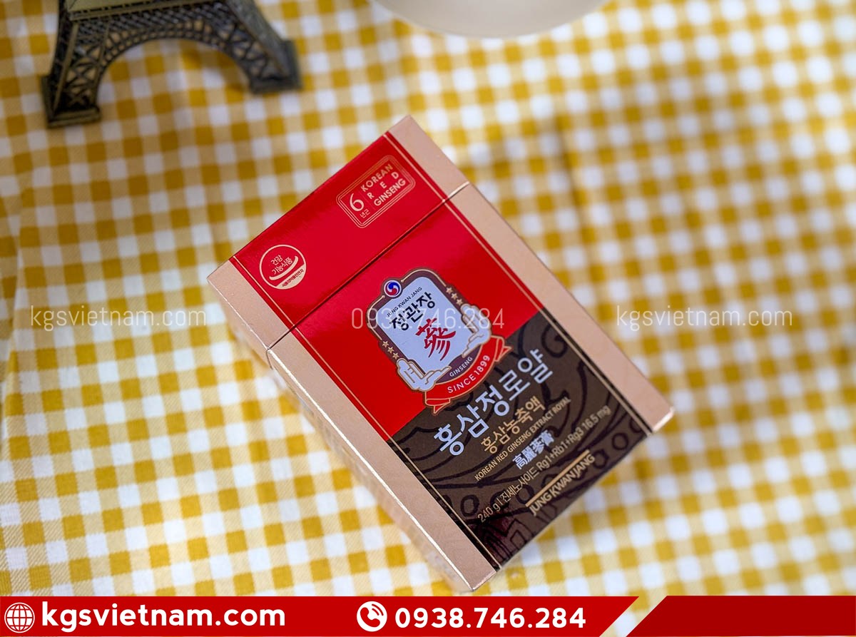 Hình Ảnh Chi Tiết Lọ Cao Hồng Sâm Royal Jung Kwan Jang KGC 240g