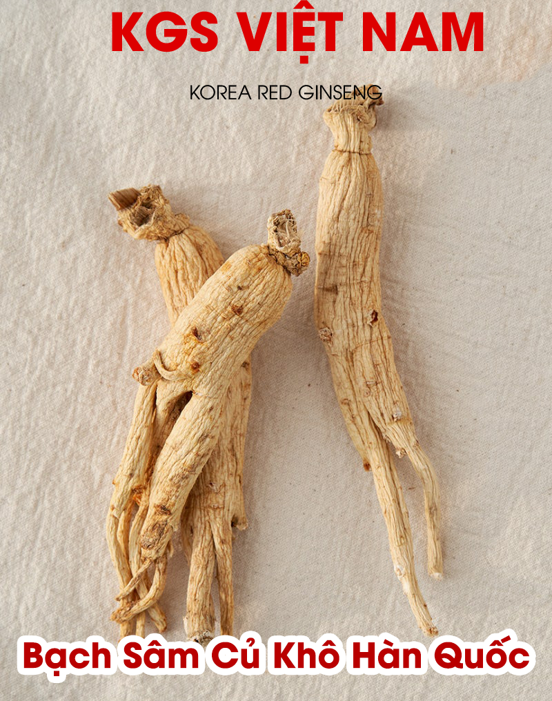 Bạch Sâm Củ Khô Hàn Quốc