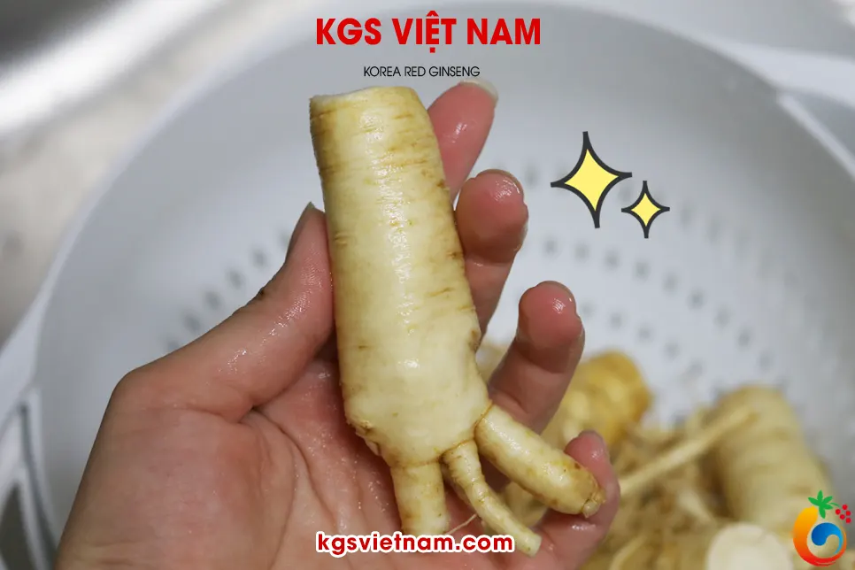 Sau khi chà sạch rửa qua bằng nước sách mấy lần rồi để cho ráo nước