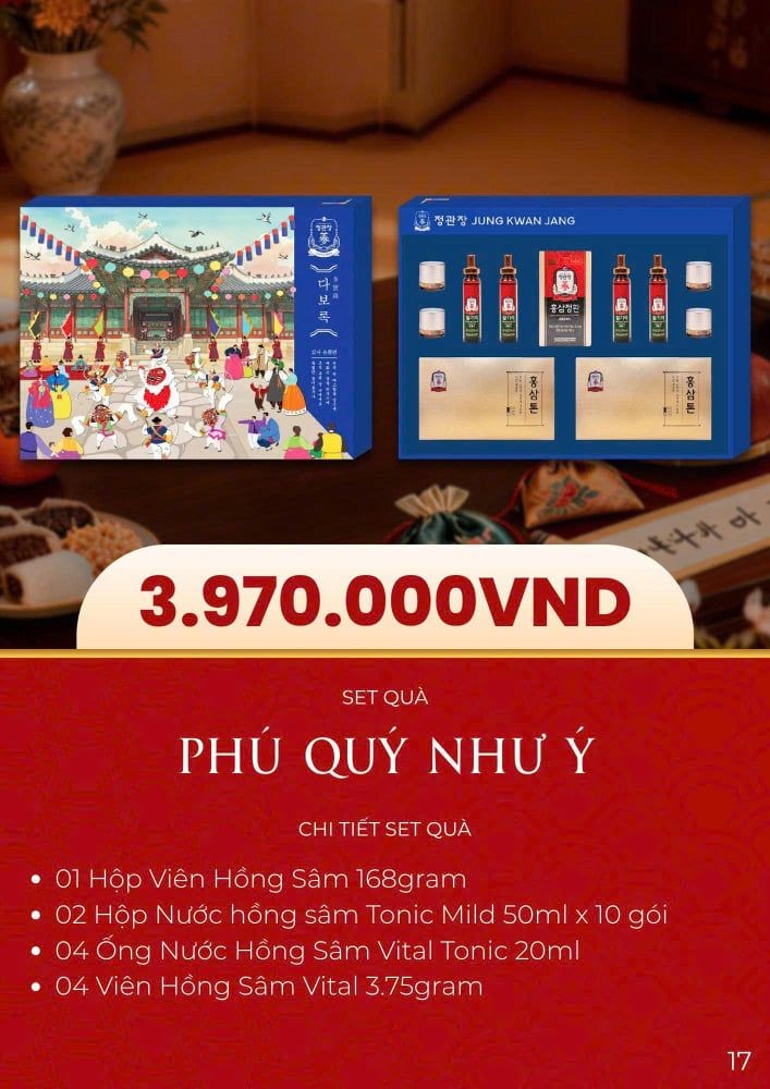set quà tết phú quý như ý
