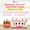 Nước hồng sâm có củ Kang's Food 120ml x 10 chai