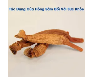 Tác Dụng Của Hồng Sâm Đối Với Sức Khỏe