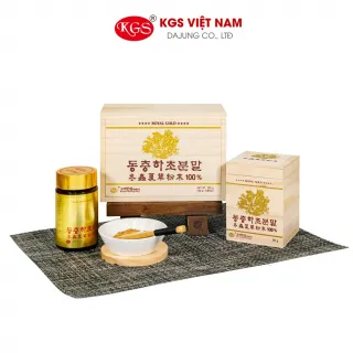 Bột Đông Trùng Hạ Thảo KGS Hàn Quốc 90g x 2 lọ