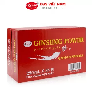 Nước hồng sâm KGS Ginseng Power Hàn Quốc 24 lon