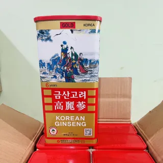 Hồng Sâm Củ Khô WooShin 600g 20 Củ