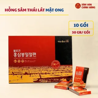 Hồng sâm lát tẩm mật ong Daedong 20g x 10 gói