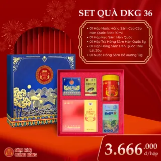 Hộp qua tặng hồng sâm Daedong mẫu số 36
