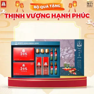 Hộp Quà Tặng Hồng Sâm Cao Cấp KGC Jung Kwan Jang Thịnh Vượng Hạnh Phúc