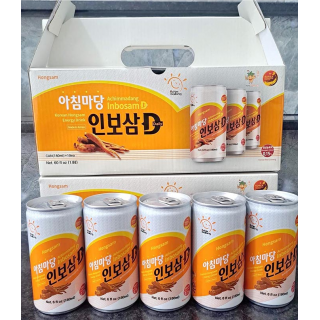 Nước Hồng Sâm Lon Achimmadang Inbosam D 180ml x 10 Lon