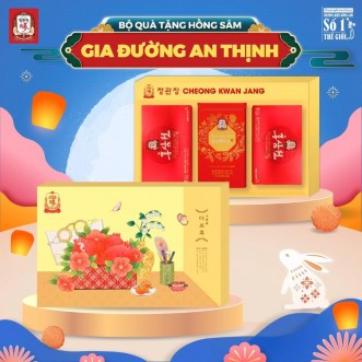 Hộp Quà Tặng Hồng Sâm Cao Cấp KGC GIA ĐƯỜNG AN THỊNH