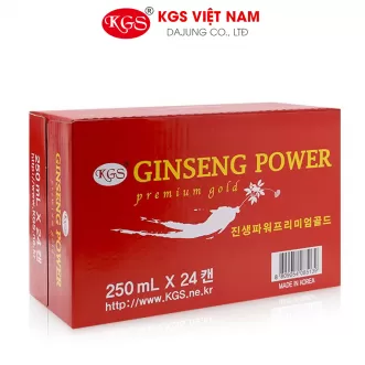 Nước hồng sâm KGS Ginseng Power Hàn Quốc 24 lon