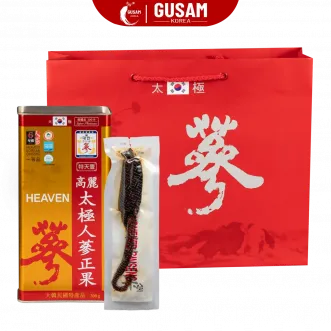 Thiên Sâm Chính Phủ Tẩm Mật Ong VVIP 300g 6 Củ