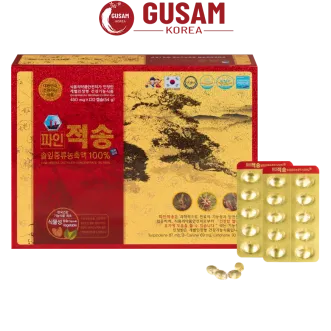 Tinh Dầu Thông Đỏ Red Pine Jeoksong 450mg x 120 Viên