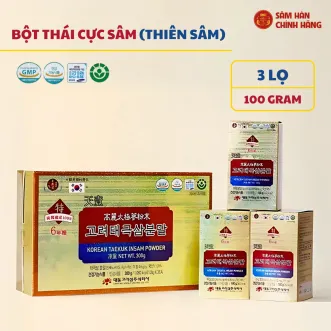Bột thái cực sâm( Thiên Sâm) Daedong 100g x 30 lọ