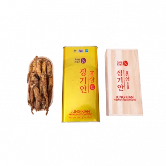Hồng sâm củ khô Jung Kian 300g( hộp 11 - 20 củ)