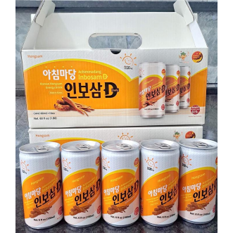 Nước Hồng Sâm Lon Achimmadang Inbosam D 180ml x 10 Lon