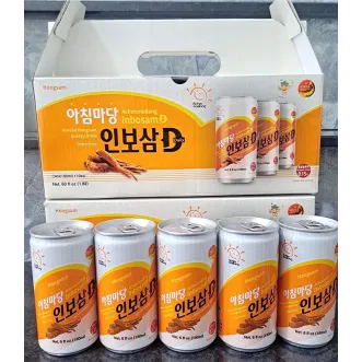 Nước Hồng Sâm Lon Achimmadang Inbosam D 180ml x 10 Lon