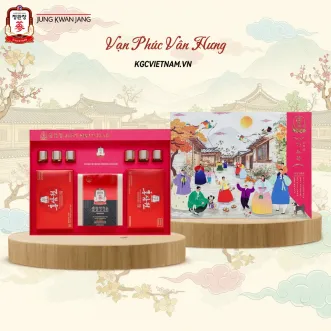 Hộp quà tặng hồng sâm KGC Jung Kwan Jang Vạn Phúc Vân Hưng
