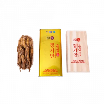 Hồng sâm củ khô Jung Kian 300g( hộp 11 - 20 củ)