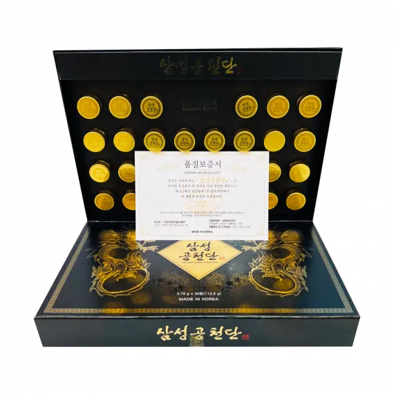 An Cung Chính Phủ Hàn Quốc Trầm Hương Premium Gong Cheon Dan Hộp 37,5g 30 viên