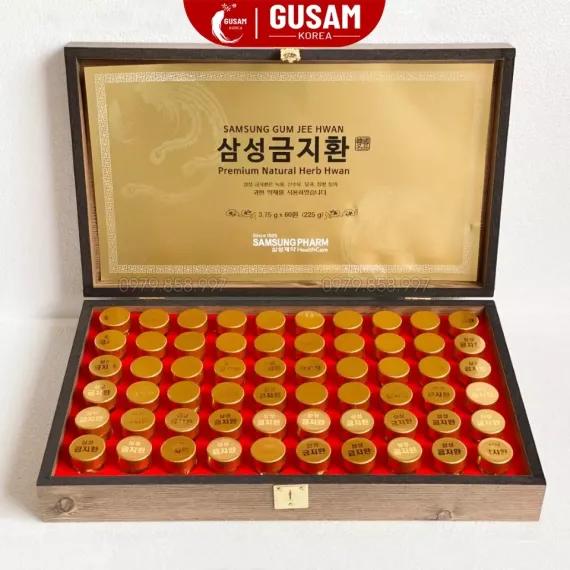 An Cung Samsung Gum Jee Hwan Hàn Quốc 3,75g x 60 Viên