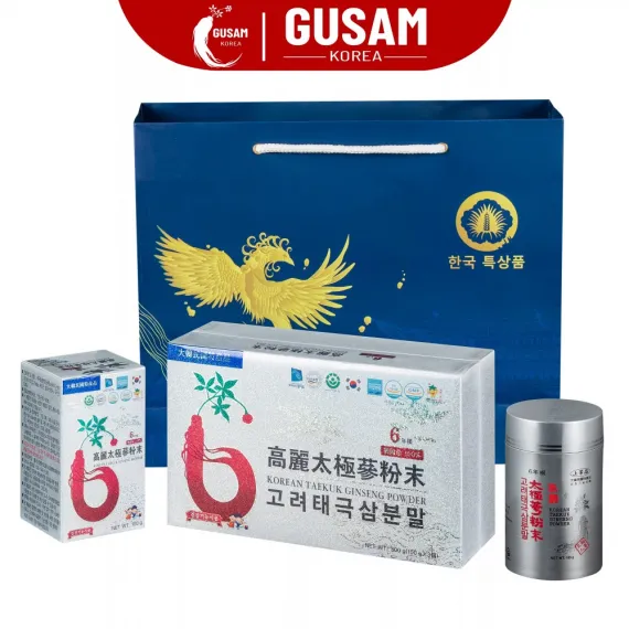 Bột Thiên Sâm Chính Phủ Hàn Quốc Premium 100g x 3 lọ