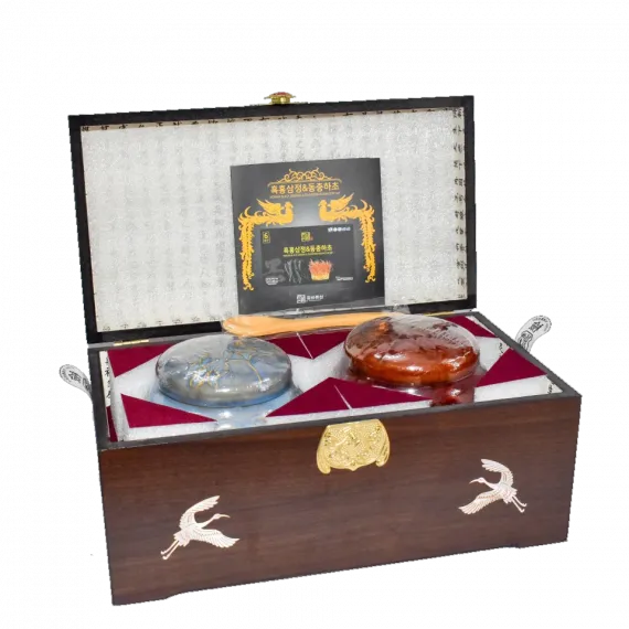 Cao Hắc Sâm Đông Trùng Hạ Thảo Achimmadang Hàn Quốc Hộp 2 Hũ 500g x 2 Hũ