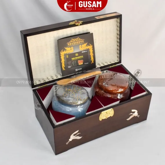 Cao Hắc Sâm Đông Trùng Hạ Thảo Achimmadang Hàn Quốc Hộp 2 Hũ 500g x 2 Hũ