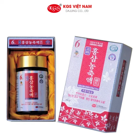 Cao hồng sâm ánh bạc gold KGS Hàn Quốc 240g