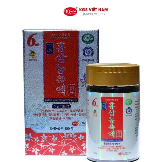 Cao hồng sâm ánh bạc gold KGS Hàn Quốc 240g