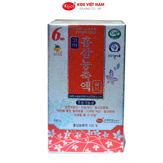 Cao hồng sâm ánh bạc gold KGS Hàn Quốc 240g