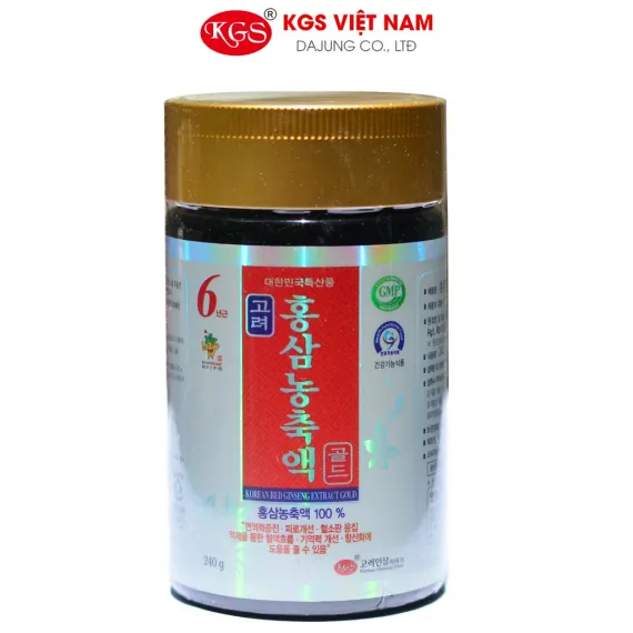 Cao hồng sâm ánh bạc gold KGS Hàn Quốc 240g