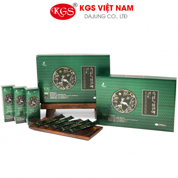Chiết Xuất Hắc Sâm nhung Hươu KGS 10ml x 30 Gói