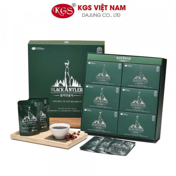 Chiết Xuất Hắc Sâm nhung Hươu KGS 70ml x 30 Gói
