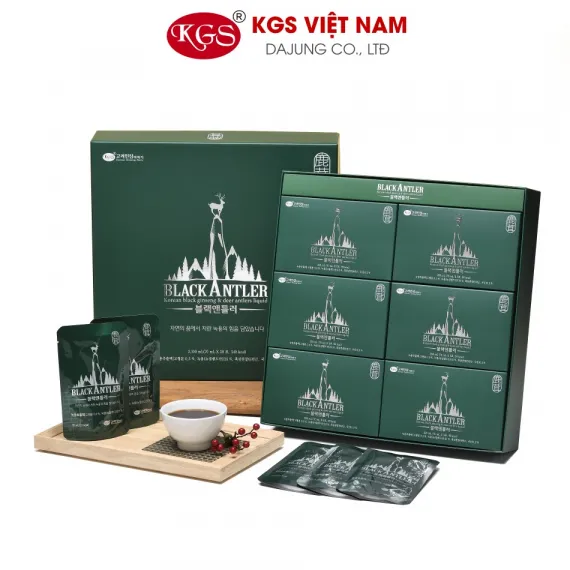 Chiết Xuất Hắc Sâm nhung Hươu KGS 70ml x 30 Gói