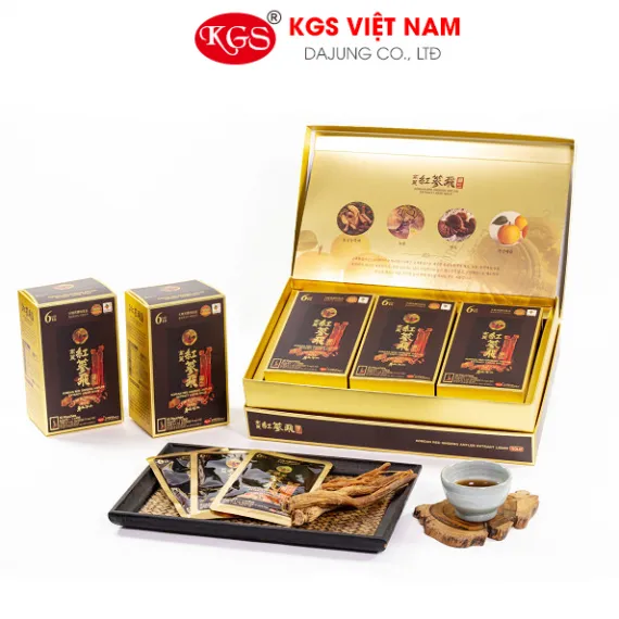 Chiết Xuất Hồng Sâm Nhung Hươu KGS 50ml x 30 Gói