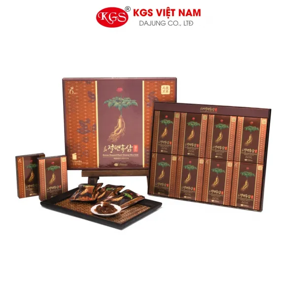 Hắc Sâm Lát Tẩm Mật Ong KGS 20g x 10 Gói