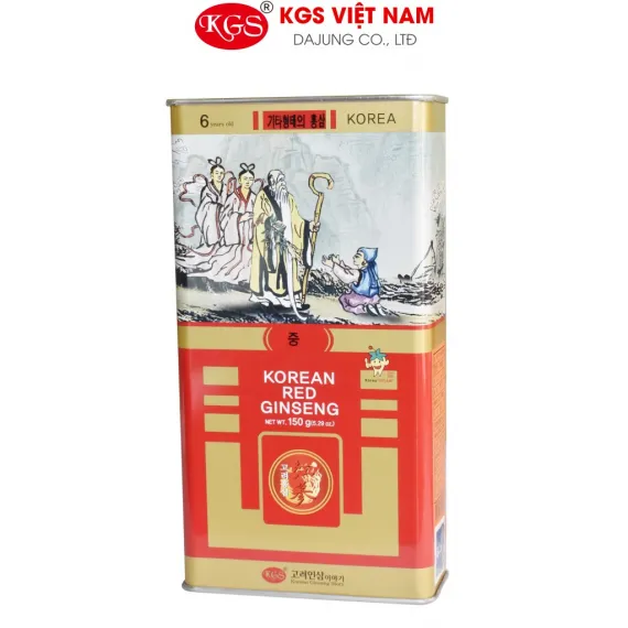 Hồng Sâm Củ Khô KGS 150g Củ Trung ( 11 - 15 củ)