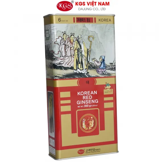 Hồng Sâm Củ Khô KGS 300g Củ Lớn ( 11 - 20 củ)