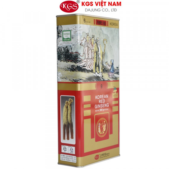 Hồng Sâm Củ Khô KGS 300g Củ Trung ( 21 - 30 củ)
