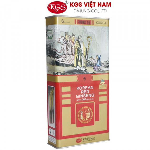Hồng Sâm Củ Khô KGS 300g Củ Trung ( 21 - 30 củ)