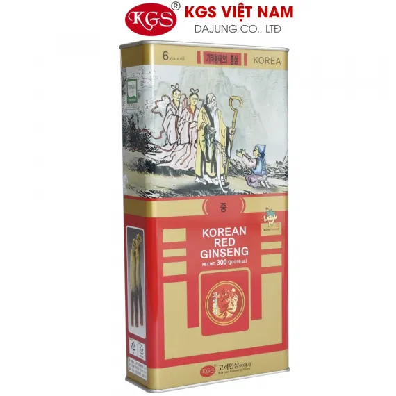 Hồng Sâm Củ Khô KGS 300g Củ Trung ( 21 - 30 củ) Hồng Sâm Củ Khô KGS 300g Củ Trung ( 21 - 30 củ)