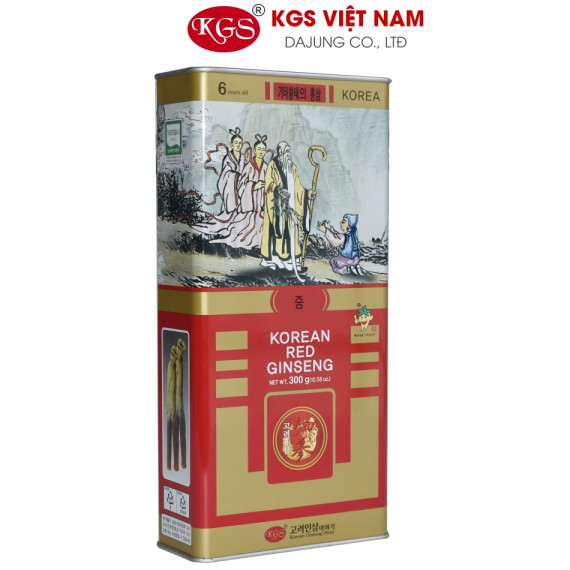 Hồng Sâm Củ Khô KGS 300g Củ Trung ( 21 - 30 củ)