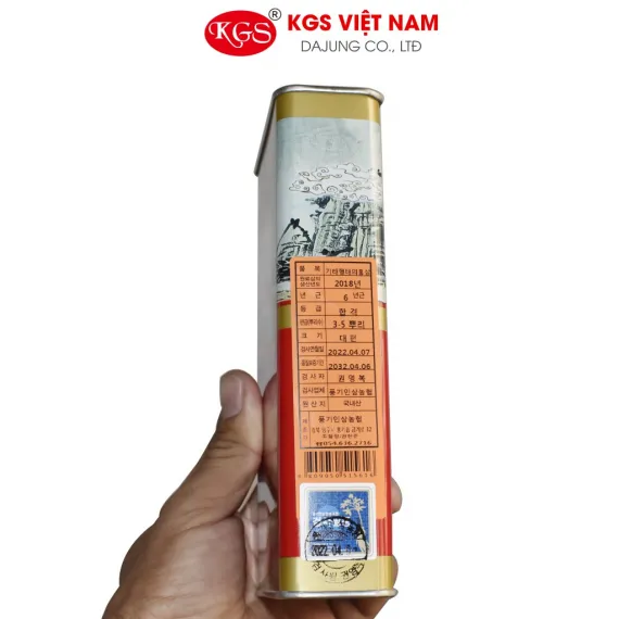 Hồng Sâm Củ Khô KGS 75g Củ Lớn ( 3 - 5 củ)