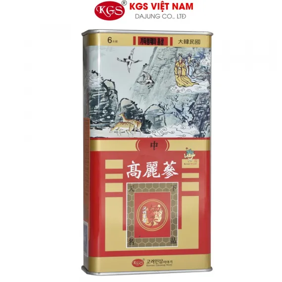 Hồng Sâm Củ Khô KGS 75g Củ Trung ( 6 - 8 củ)