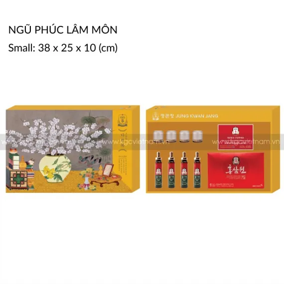 Hộp Quà Tặng Hồng Sâm Cao Cấp KGC NGŨ PHÚC LÂM MÔN